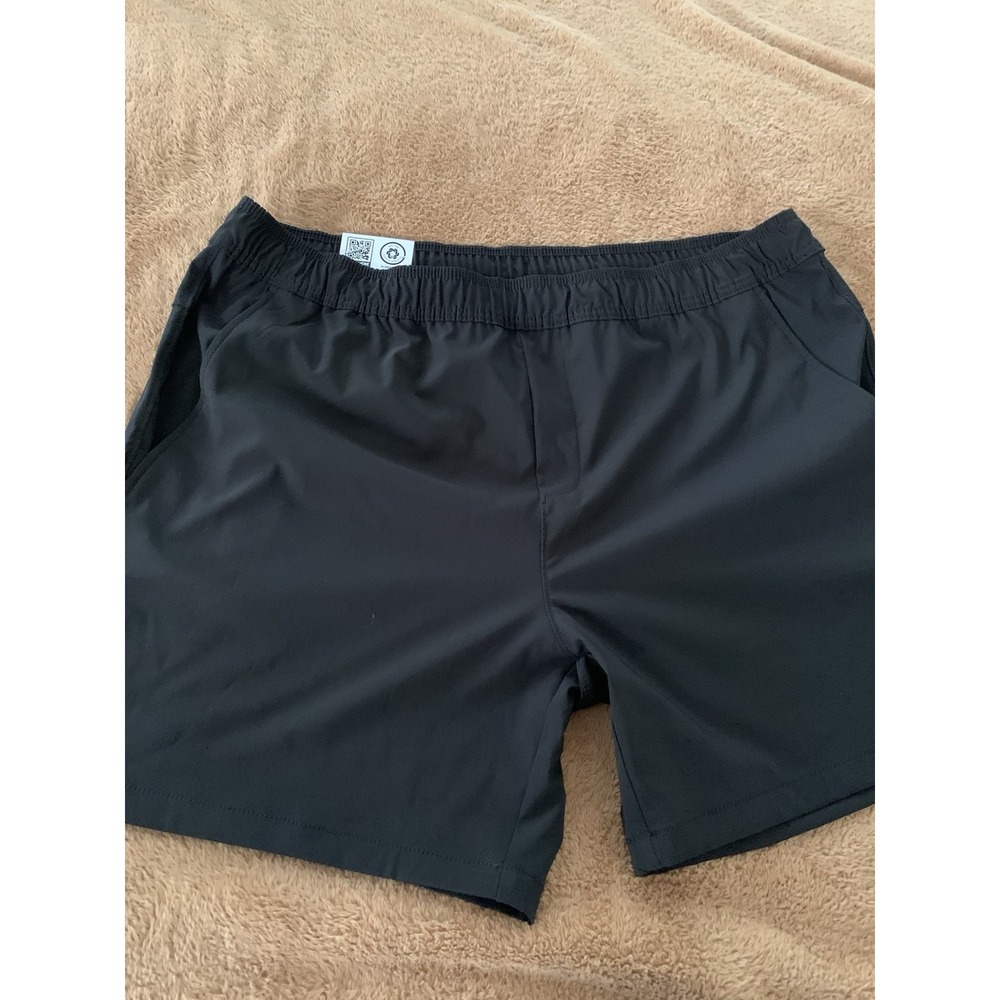 Member's Mark Men's Stretch Moisture Wicking Tech Pull on Short Black XXL NWT